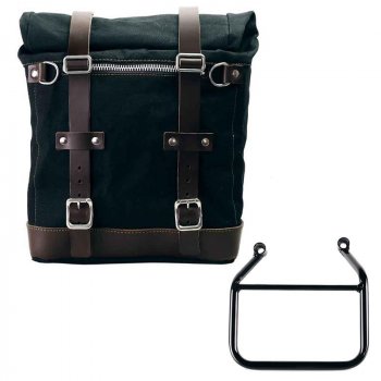 Alforja Scram en Lona 22L-30L + Triumph Speed 400 & Scrambler 400 X Chasis Izquierdo