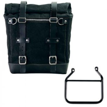 Alforja Scram en Lona 22L-30L + Triumph Speed 400 & Scrambler 400 X Chasis Izquierdo