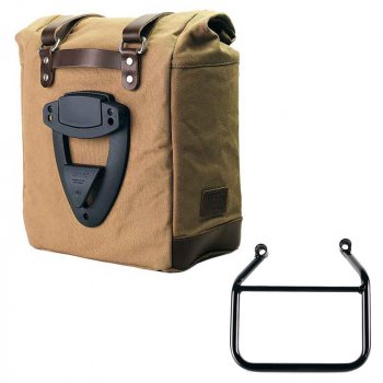 Alforja Scram en Lona 22L-30L + Triumph Speed 400 & Scrambler 400 X Chasis Izquierdo
