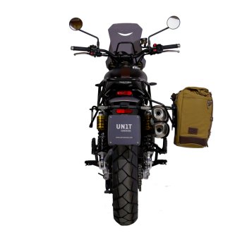 Alforja Scram en Lona 22L-30L + Chasis derecho Triumph Street Scrambler 900 (a partir de 2026)