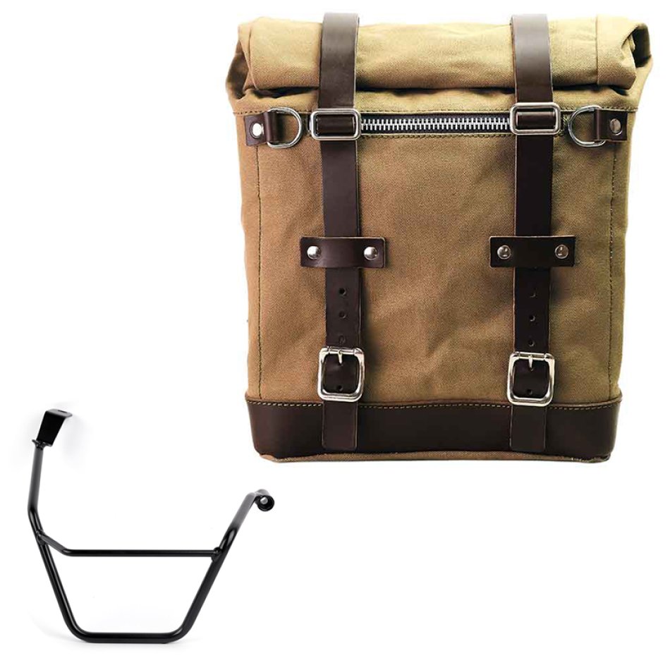 Alforja Scram en Lona 22L-30L + Chasis derecho Triumph Street Scrambler 900 (a partir de 2026)