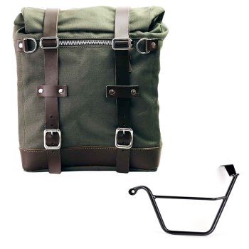 Alforja Scram en Lona 22L-30L + Triumph Street Scrambler 900 (a partir de 2026) Chasis izquierdo