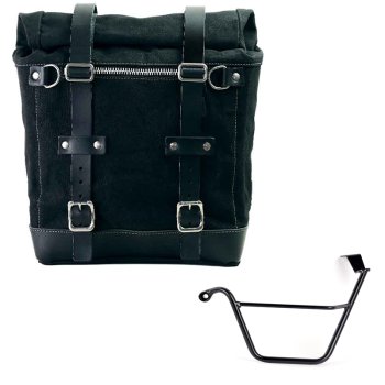 Alforja Scram en Lona 22L-30L + Triumph Street Scrambler 900 (a partir de 2026) Chasis izquierdo