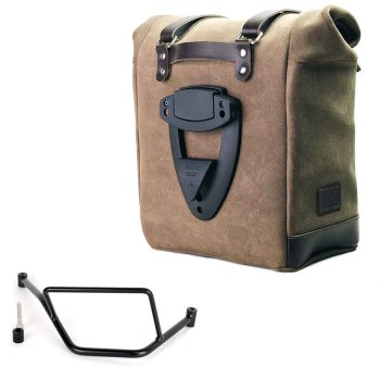 Bolso lateral Scram en serraje 22L-30L + BMW F450GS Bastidor derecho