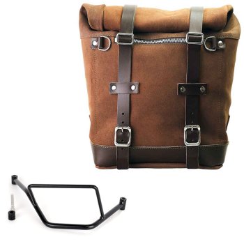 Bolso lateral Scram en serraje 22L-30L + BMW F450GS Bastidor derecho