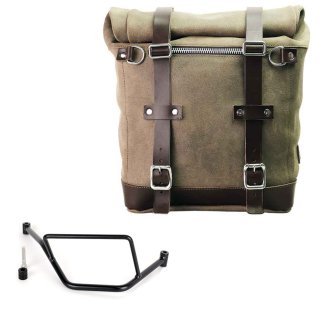 Bolso lateral Scram en serraje 22L-30L + BMW F450GS Bastidor derecho