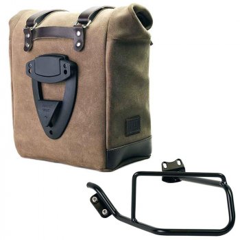 Bolso lateral Scram en serraje 22L-30L + Cuadro R850R - R1100R - R1150R Izquierdo