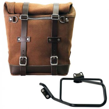 Bolso lateral Scram en serraje 22L-30L + Cuadro R850R - R1100R - R1150R Izquierdo