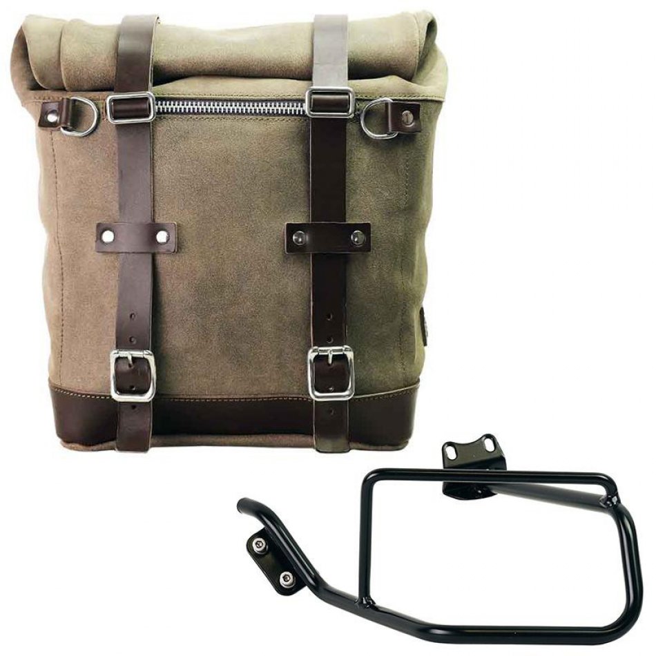 Bolso lateral Scram en serraje 22L-30L + Cuadro R850R - R1100R - R1150R Izquierdo