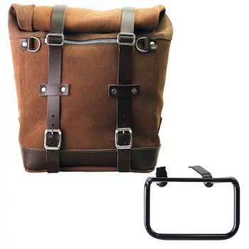 Bolso lateral Scram en serraje 22L-30L + BMW R12 G/S Bastidor izquierdo