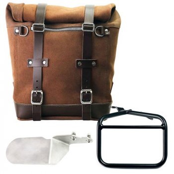 Alforja Scram 22L-30L serraje + chasis derecho Ducati Desert Sled