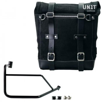 Alforja Scram 22L-30L en Serraje + cuadro derecho Ducati DesertX