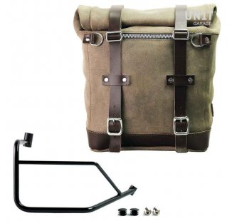 Alforja Scram 22L-30L en Serraje + cuadro derecho Ducati DesertX