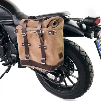 Bolso lateral Scram en serraje 22L-30L + Honda CL500 Marco Izquierdo