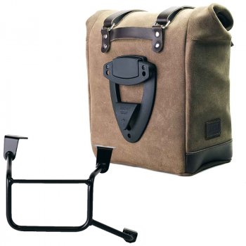 Bolso lateral Scram en serraje 22L-30L + Cuadro Honda CRF1100L Africa Twin & Adventure Sports (2024 en adelante) Derecho