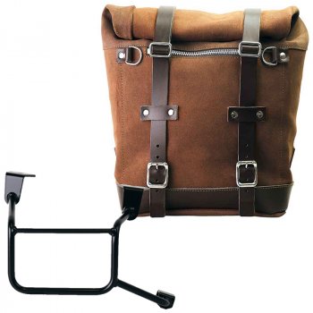 Bolso lateral Scram en serraje 22L-30L + Cuadro Honda CRF1100L Africa Twin & Adventure Sports (2024 en adelante) Derecho