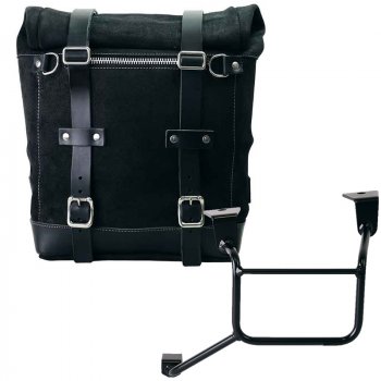 Bolso lateral Scram en serraje 22L-30L + Cuadro Honda CRF1100L Africa Twin & Adventure Sports (2024 en adelante) Izquierdo