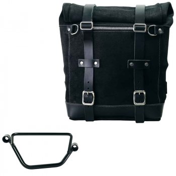 Bolso lateral Scram en serraje 22L-30L + Chasis Honda GB350S Derecho