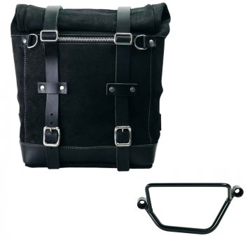 Bolso lateral Scram en serraje 22L-30L + Chasis Honda GB350S Izquierdo