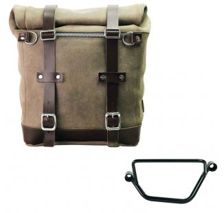 Bolso lateral Scram en serraje 22L-30L + Chasis Honda GB350S Izquierdo