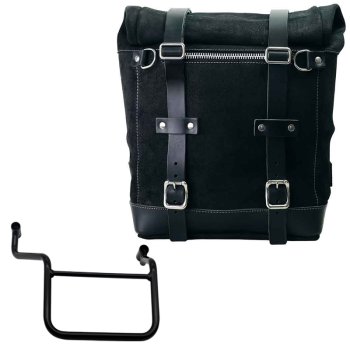 Bolso lateral Scram en serraje 22L-30L + Chasis derecho Honda Transalp 750 (a partir de 2023)