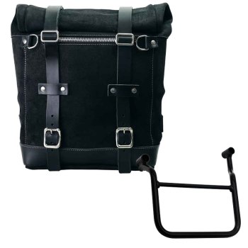 Bolso lateral Scram en serraje 22L-30L + Chasis de Honda Transalp 750 (a partir de 2023) Izquierda