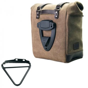 Bolso lateral Scram en serraje 22L-30L + Cuadro Husqvarna 125-250-401 (2024 en adelante) Derecha 