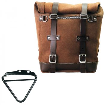 Bolso lateral Scram en serraje 22L-30L + Cuadro Husqvarna 125-250-401 (2024 en adelante) Derecha 
