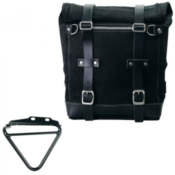 Bolso lateral Scram en serraje 22L-30L + Cuadro Husqvarna 125-250-401 (2024 en adelante) Derecha 
