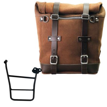 Bolso lateral Scram en serraje 22L-30L + KTM 1290/1390 Super Adventure S-R Chasis derecho