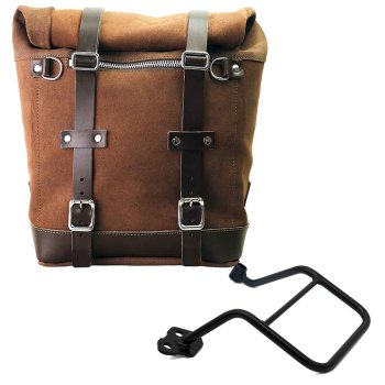 Bolso lateral Scram en serraje 22L-30L + KTM 1290/1390 Super Adventure S-R Bastidor izquierdo