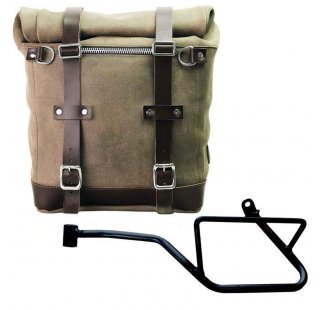 Bolso lateral Scram en serraje 22L-30L + Chasis Izquierdo Moto Guzzi V7 EURO5 PLUS (2025 en adelante) 