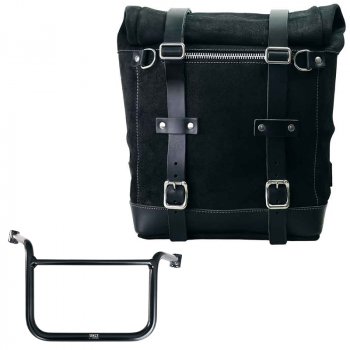 Bolso lateral Scram en serraje 22L-30L + Chasis Moto Guzzi V85 TT (2024 en adelante) Derecha