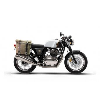 Alforja Scram 22L-30L en Serraje + estructura Royal Enfield