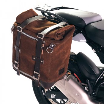 Bolso lateral Scram en serraje 22L-30L + Royal Enfield Himalayan 450 (2024 en adelante) Marco Derecho