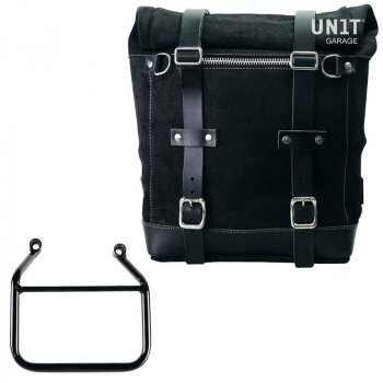Bolso lateral Scram en serraje 22L-30L + Thriumph Speed 400 & Scrambler 400 X Cuadro Derecho (Sólo compatible con nuestro código de escape bajo: 4206Low)