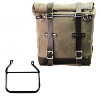 Bolso lateral Scram en serraje 22L-30L + Thriumph Speed 400 & Scrambler 400 X Cuadro Derecho (Sólo compatible con nuestro código de escape bajo: 4206Low)