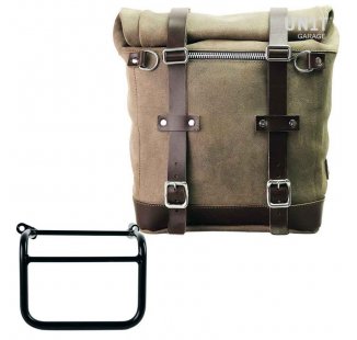 Bolso lateral Scram en serraje 22L-30L + Subchasis derecho Triumph Scrambler 1200 XC_XE (2019 en adelante)