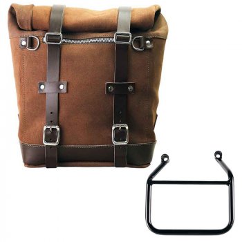 Bolso lateral Scram en serraje 22L-30L + Triumph Speed 400 & Scrambler 400 X Chasis Izquierdo