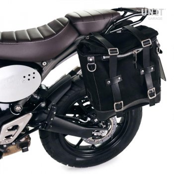 Bolso lateral Scram en serraje 22L-30L + Triumph Speed 400 & Scrambler 400 X Chasis Izquierdo