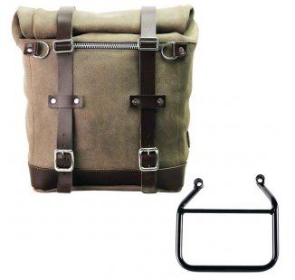 Bolso lateral Scram en serraje 22L-30L + Triumph Speed 400 & Scrambler 400 X Chasis Izquierdo