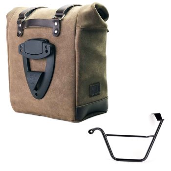 Bolso lateral Scram en serraje 22L-30L + Triumph Street Scrambler 900 (a partir de 2026) Chasis izquierdo
