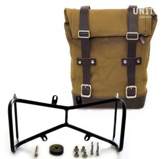 Bolsa lateral de lona + marco simétrico doble NineT