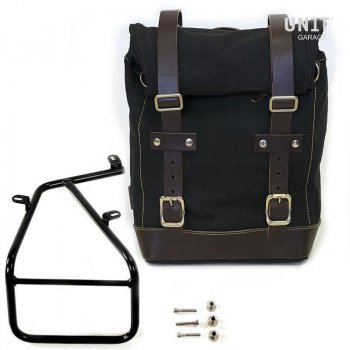 Bolsa lateral de lona + marco de la serie NineT