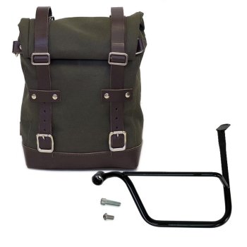 Bolsa lateral de lona + Triumph Cuadro Speed Twin