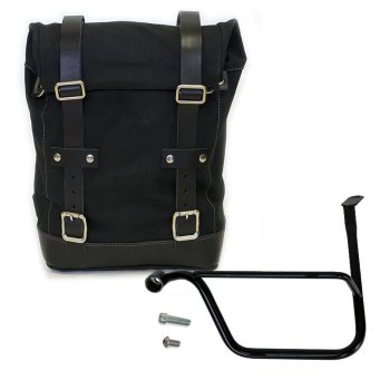 Bolsa lateral de lona + Triumph Cuadro Speed Twin