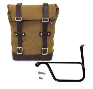 Bolsa lateral de lona + Triumph Cuadro Speed Twin