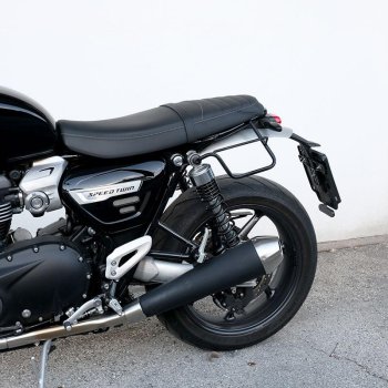 Bolsa lateral de lona + Triumph Cuadro Speed Twin