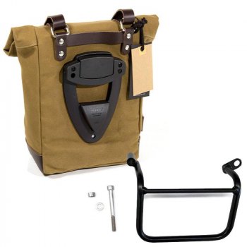 Bolsa lateral de lona + Triumph Cuadro Scrambler 1200 XC_XE