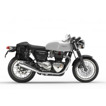 Bolsa lateral de lona + Triumph Speed Twin DX frame